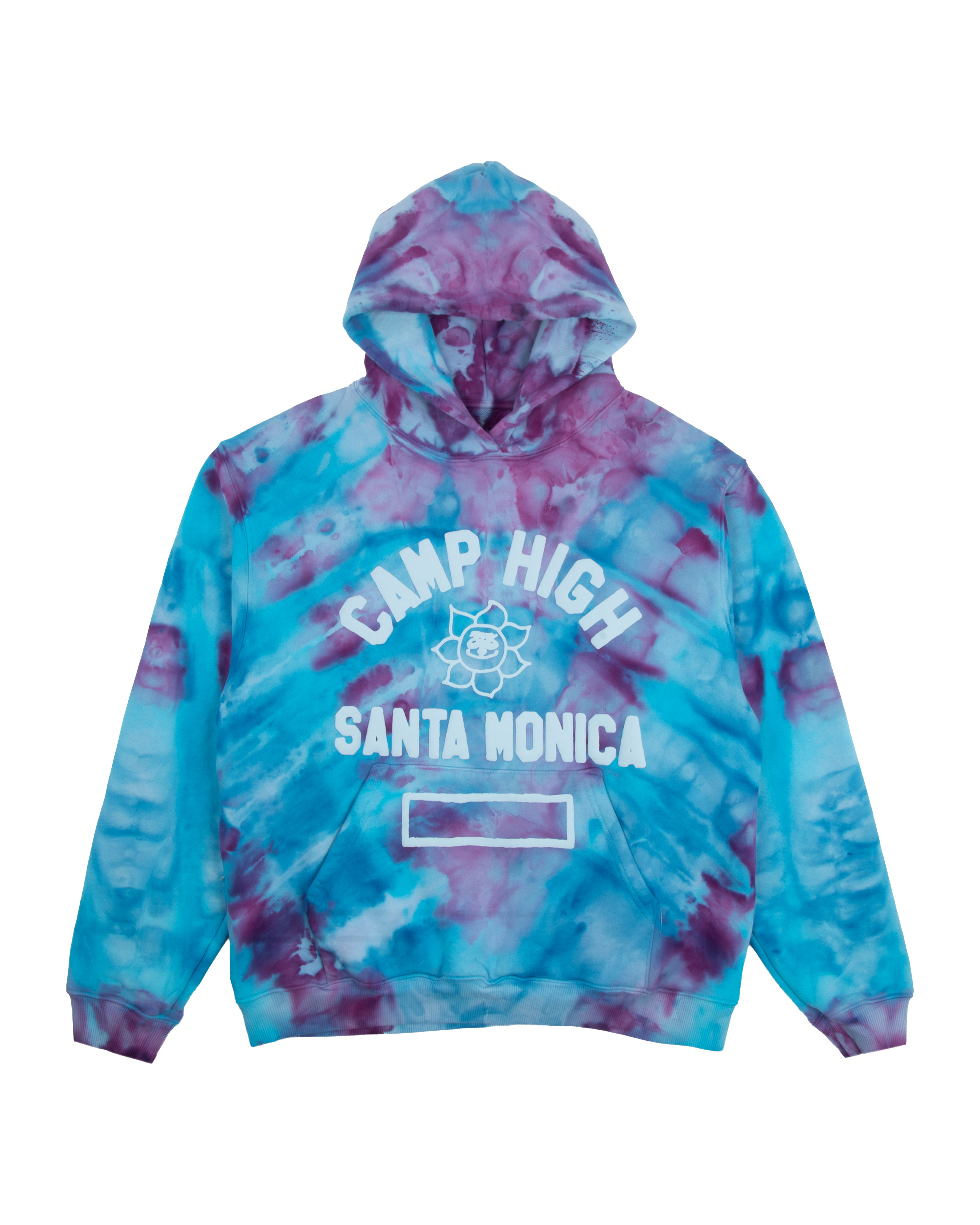 Sunny C Tie Dye Hoodie Faded Indigo Camp High