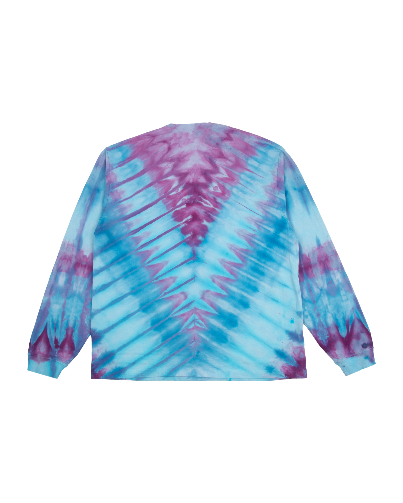 Sunny C Tie Dye LS Tee - Faded Indigo