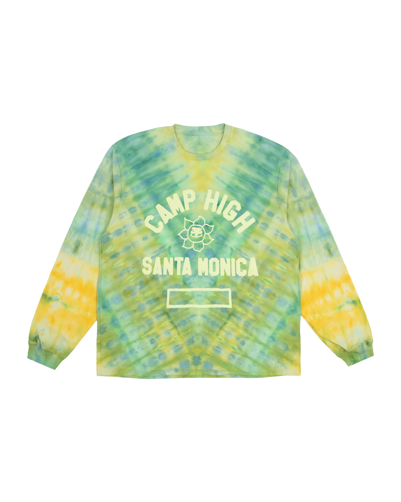 Sunny C Tie Dye LS Tee - Green Dream