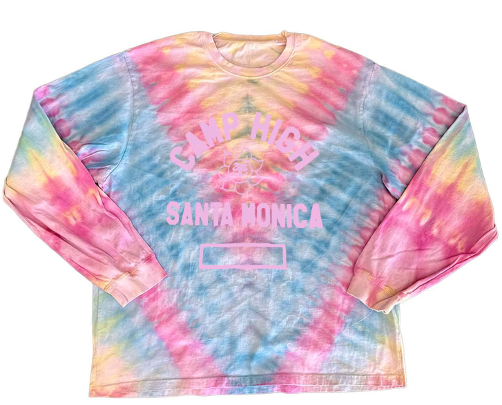 Sunny C Tie Dye LS Tee - Morning Glory