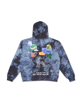 The Odyssey Zip-Up Hoody (Shibori)