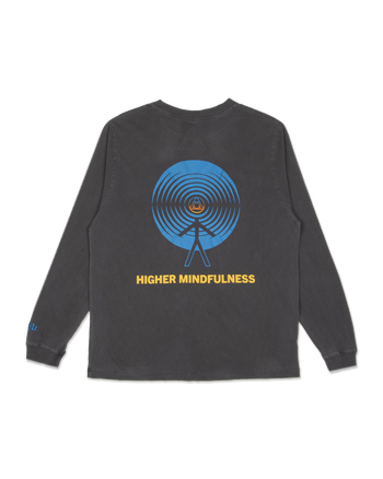 Higher Mindfulness Long Sleeve Tee (Vintage Black)