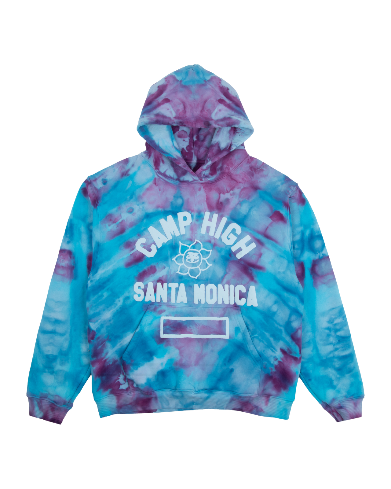 Sunny C Tie Dye Hoodie - Faded Indigo