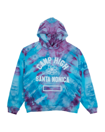 Sunny C Tie Dye Hoodie - Faded Indigo