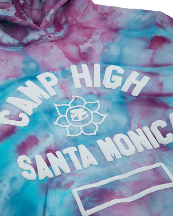 Sunny C Tie Dye Hoodie - Faded Indigo