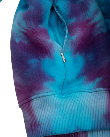 Sunny C Tie Dye Hoodie - Faded Indigo