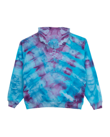 Sunny C Tie Dye Hoodie - Faded Indigo