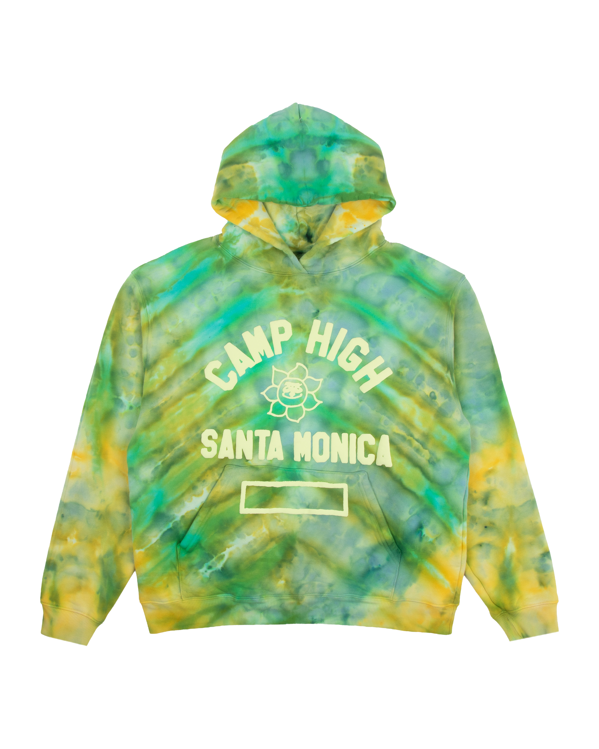 Sunny C Tie Dye Hoodie Green Dream Camp High