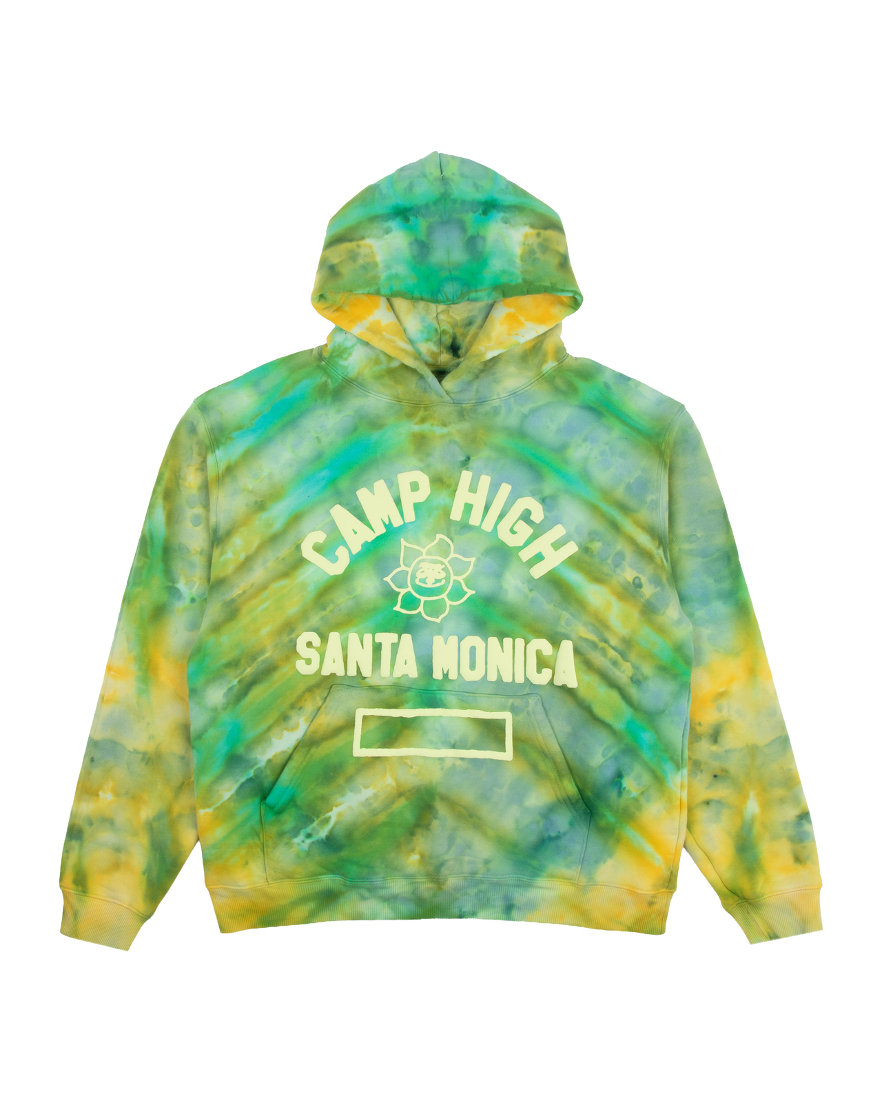 Sunny C Tie Dye Hoodie - Green Dream