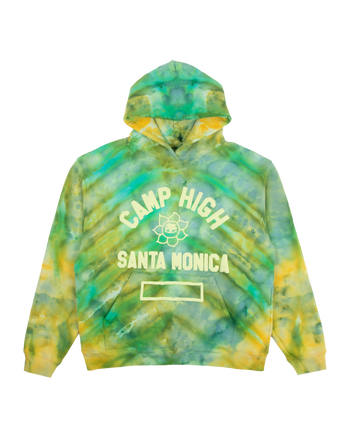 Sunny C Tie Dye Hoodie - Green Dream