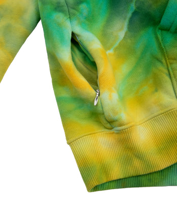 Sunny C Tie Dye Hoodie - Green Dream