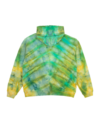Sunny C Tie Dye Hoodie - Green Dream
