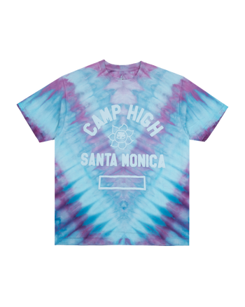Sunny C Tie Dye SS Tee - Faded Indigo