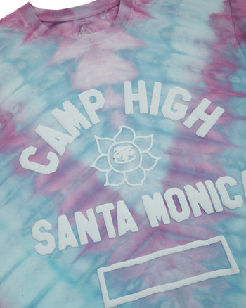 Sunny C Tie Dye SS Tee - Faded Indigo