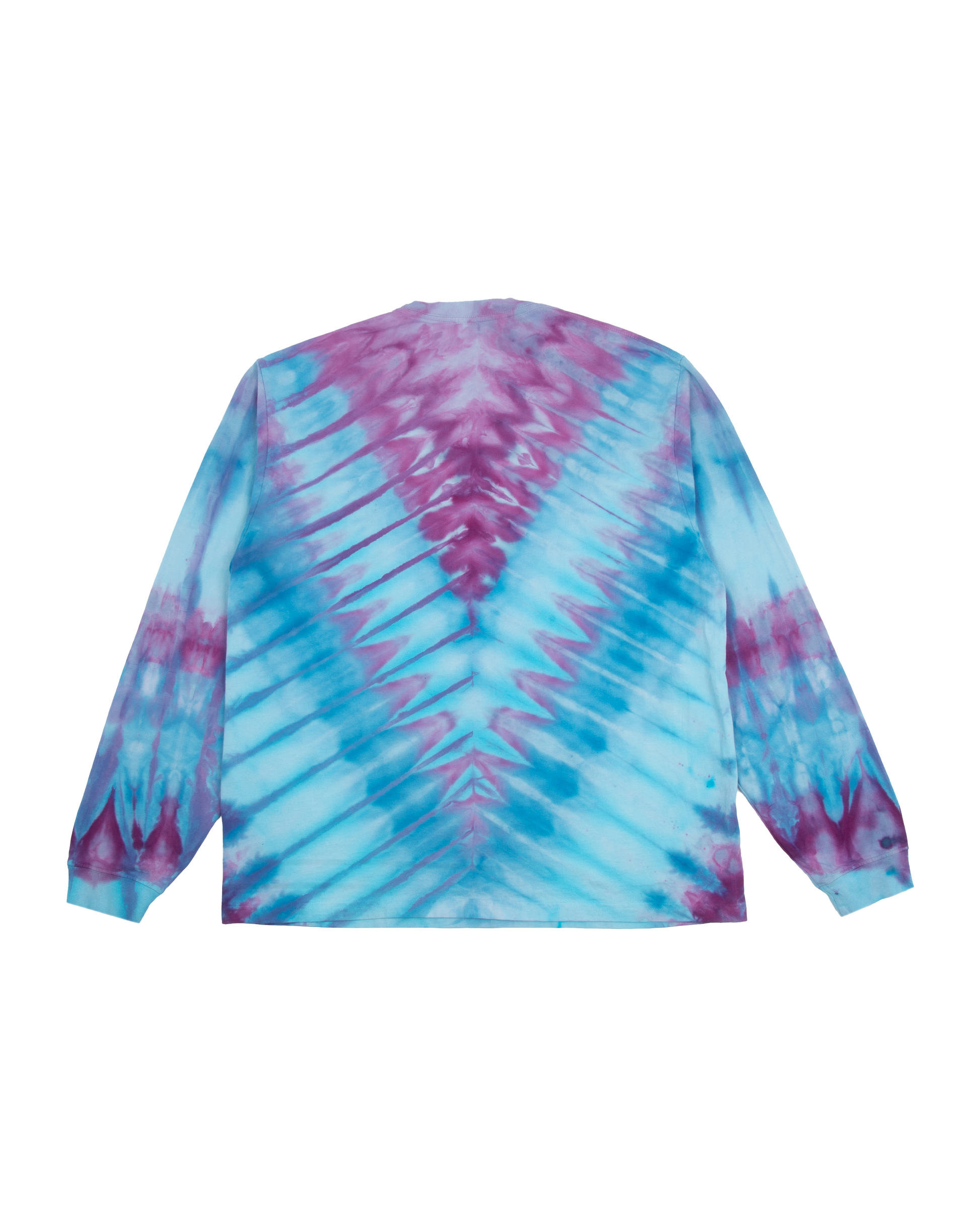 Sunny C Tie Dye LS Tee - Faded Indigo - Camp High