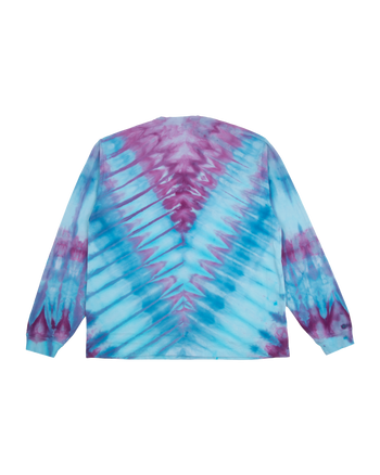 Sunny C Tie Dye LS Tee - Faded Indigo