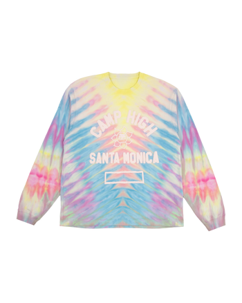 Sunny C Tie Dye LS Tee - Morning Glory