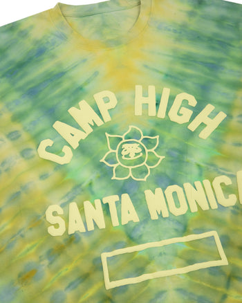 Sunny C Tie Dye LS Tee - Green Dream