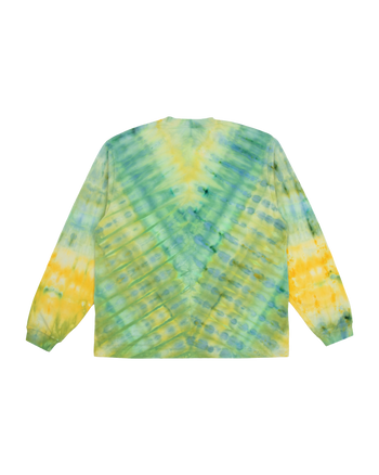 Sunny C Tie Dye LS Tee - Green Dream