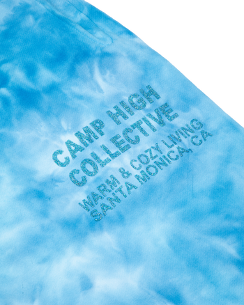 Small Circle Tie Dye Sweatpant - Blue Frequency