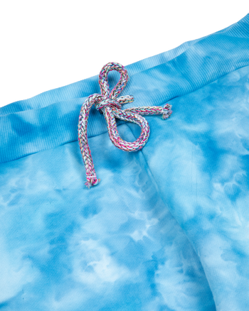 Small Circle Tie Dye Sweatpant - Blue Frequency