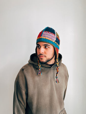 Patchwork Sherpa Hat