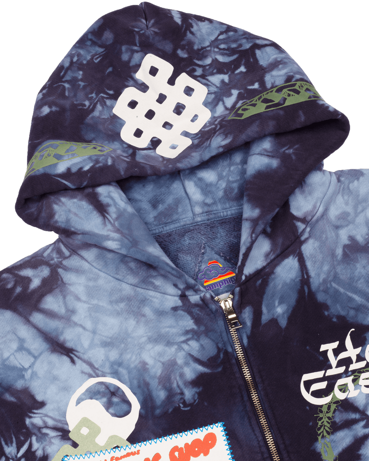 The Odyssey Zip-Up Hoody (Shibori)