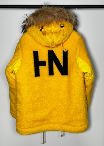 Hombre Niño Sample Fur-Trimmed Jacket