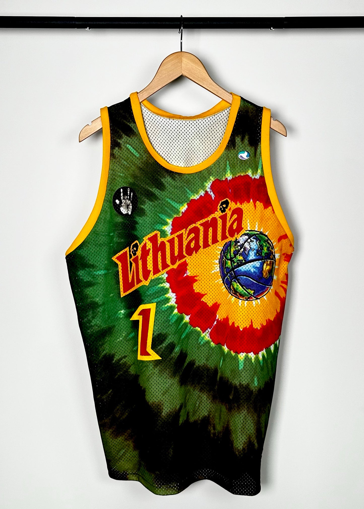 Lithuania 'Garcia' Tie-Dye Basketball Jersey