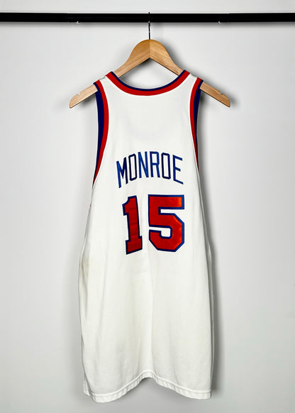 Mitchell & Ness Knicks Monroe Basketball Jersey