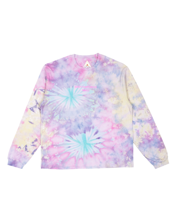 Small Circle Tie Dye LS Tee - Mind Melt