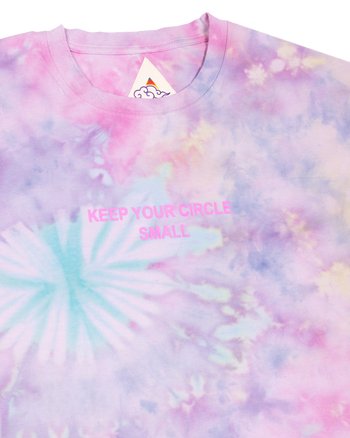 Small Circle Tie Dye LS Tee - Mind Melt