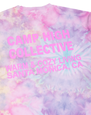 Small Circle Tie Dye LS Tee - Mind Melt