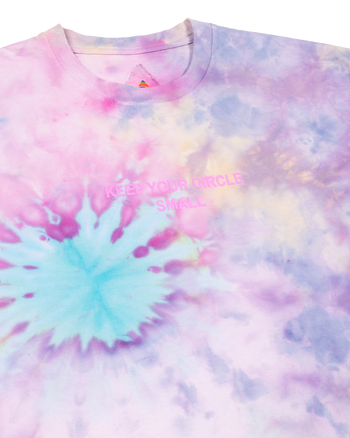 Small Circle Tie Dye SS Tee - Mind Melt
