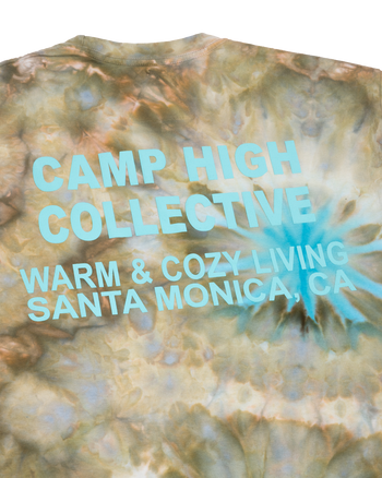 Small Circle Tie Dye SS Tee - Moss Trip