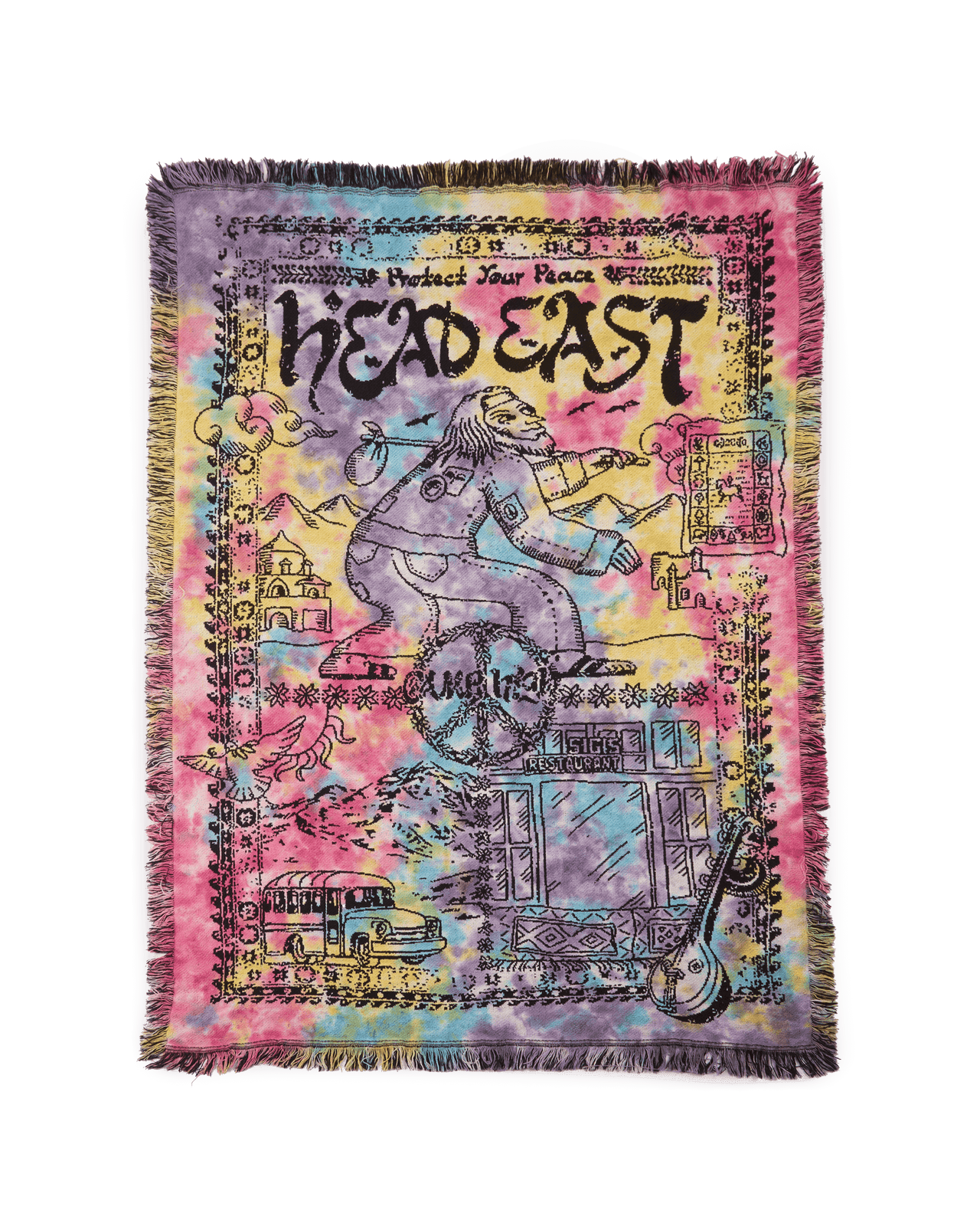 Head East Knit Jacquard Blanket