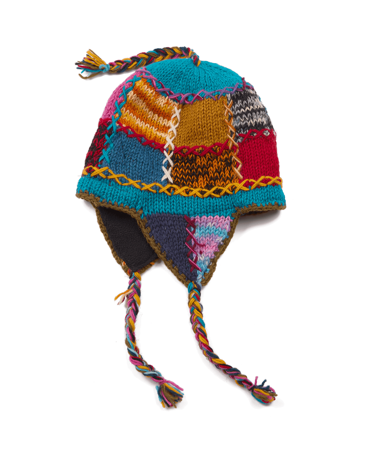 Patchwork Sherpa Hat