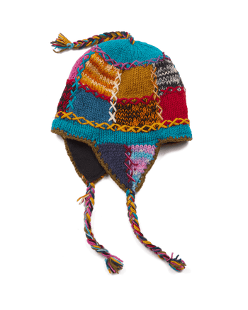 Patchwork Sherpa Hat