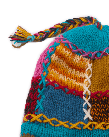 Patchwork Sherpa Hat