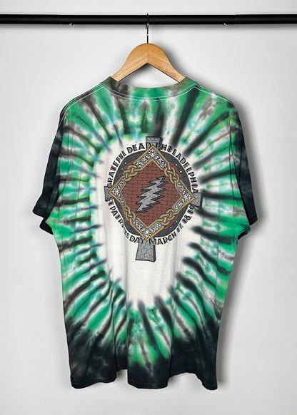 1995 Grateful Dead Tie-Dye St. Patricks Day T-Shirt