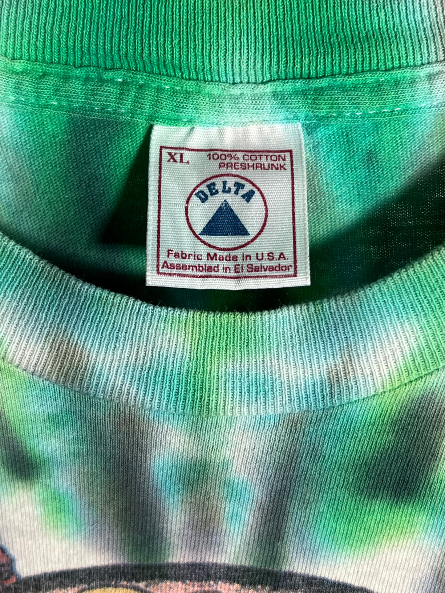 1995 Grateful Dead Tie-Dye St. Patricks Day T-Shirt