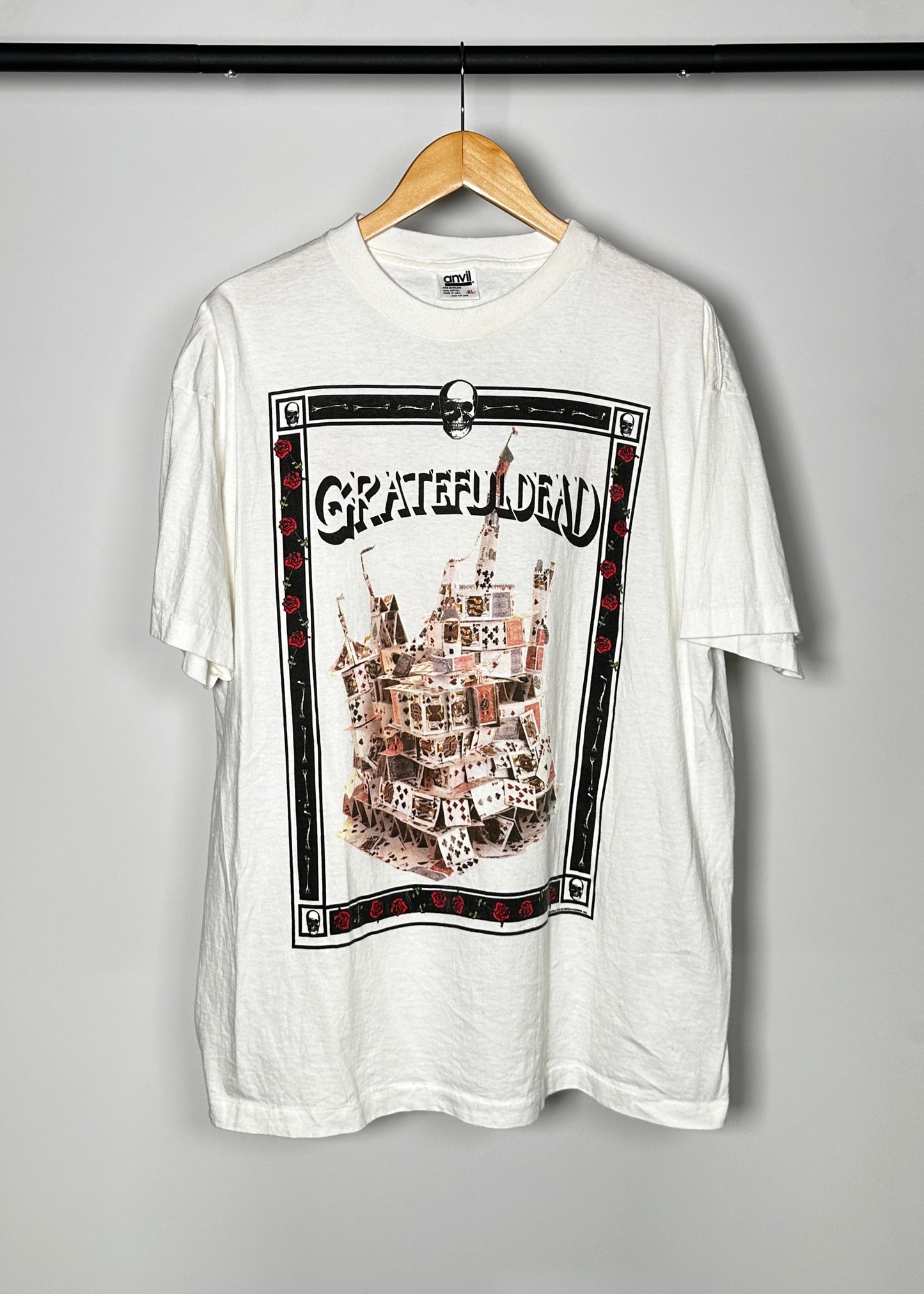 1989 Grateful Dead House of Cards T-Shirt