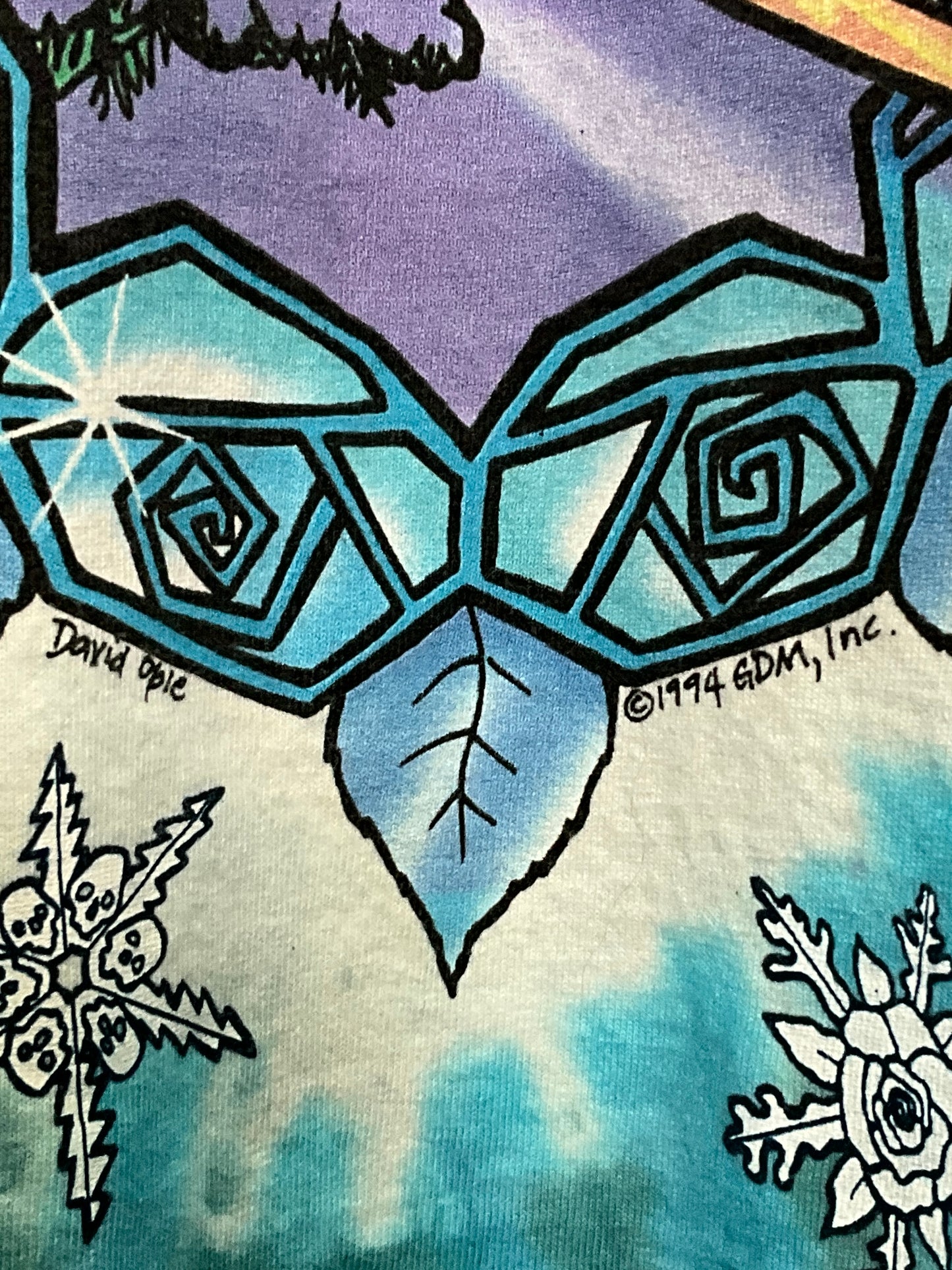 1994 Grateful Dead Snowbaord Tie-Dye T-Shirt