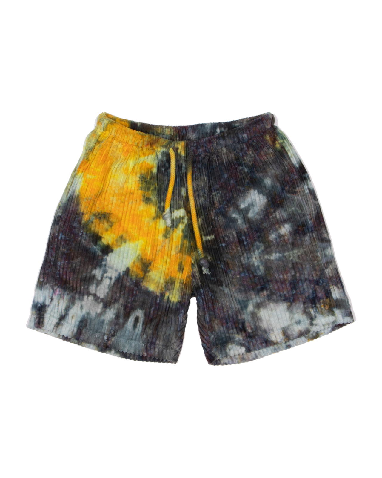 Ice-Dyed Zen Corduroy Shorts (Lunar Eclipse)