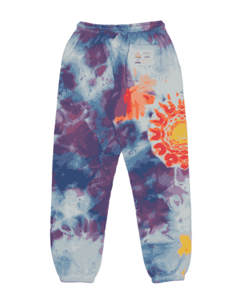 Mandala Ice Dyed Sweatpants (Lunar Dream)