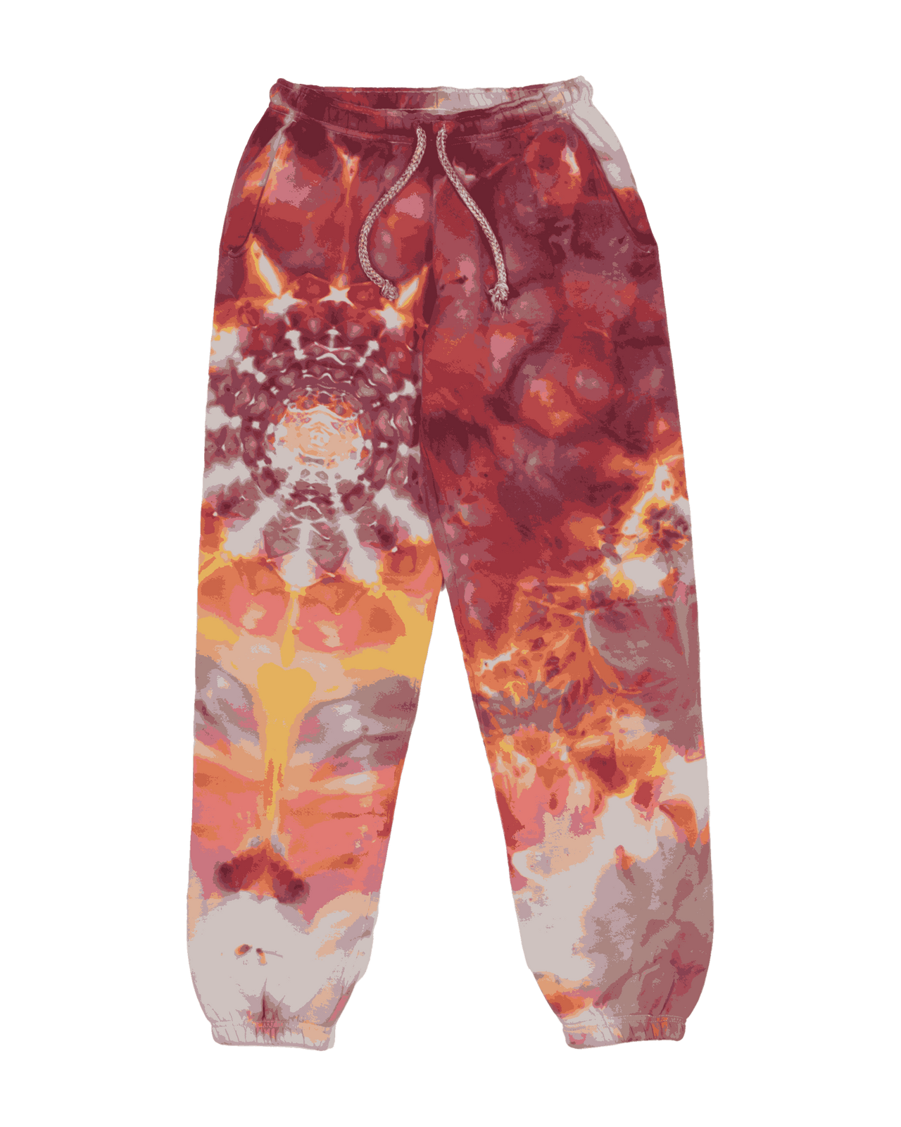 Mandala Ice Dyed Sweatpant (Solar Spiral)