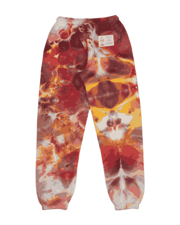 Mandala Ice Dyed Sweatpant (Solar Spiral)