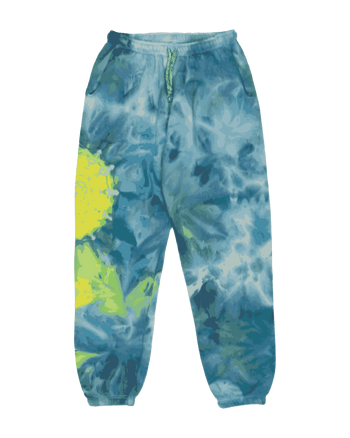 Mandala Ice Dyed Sweatpant (Ocean Aura)