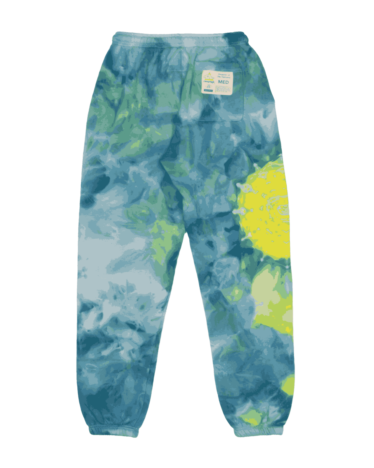 Mandala Ice Dyed Sweatpant (Ocean Aura)