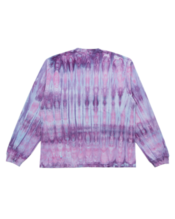 Varsity Tie Dye LS Tee - Purple Haze